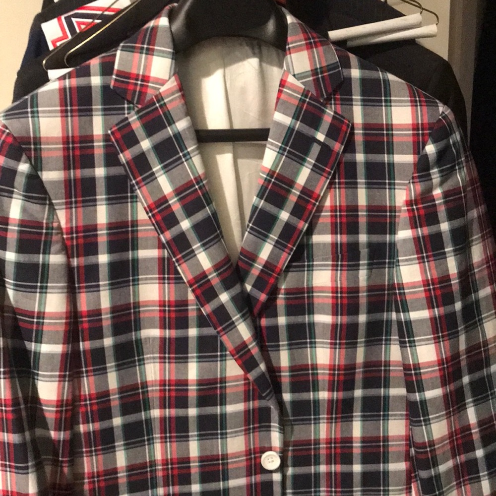 Brooks Brothers Multi-Colored Plaid Sportcoat